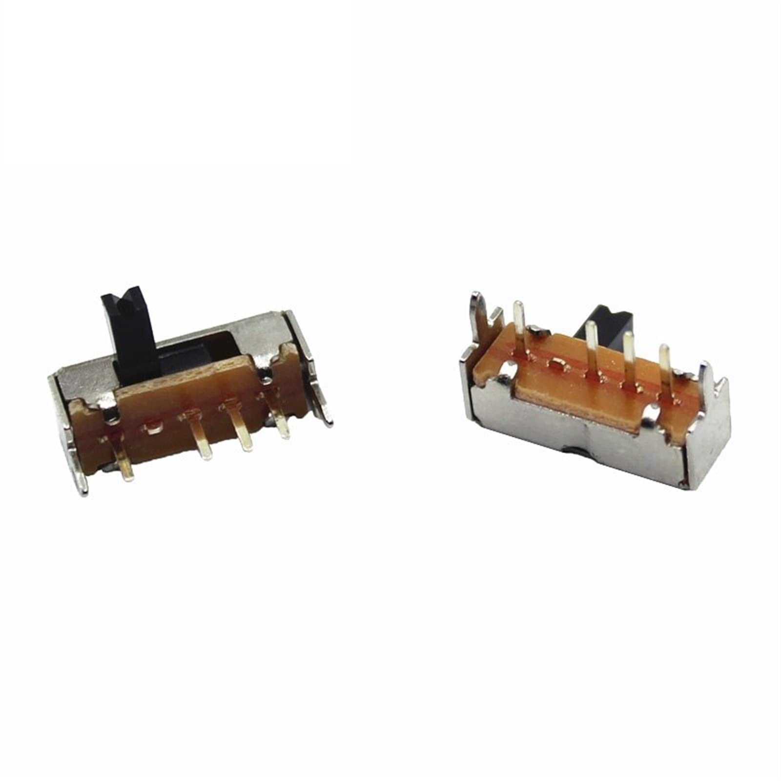 Commutateurs coulissants SK13D07 4PIN pas 2mm pour soudure PCB