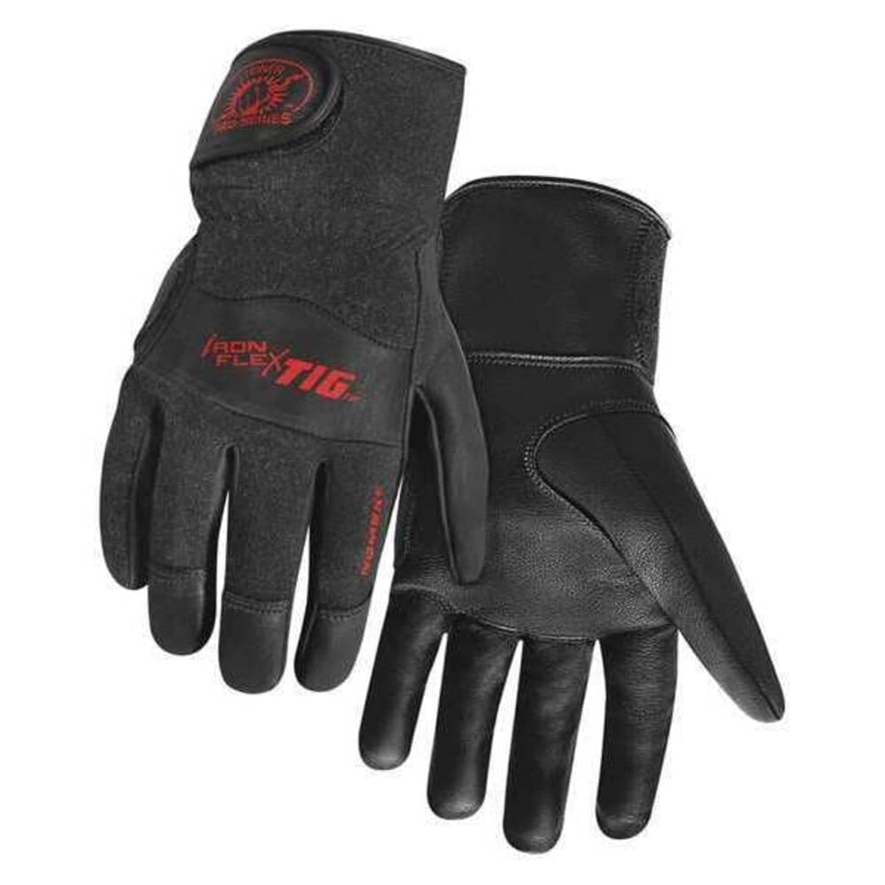 Steiner 0260-X SPS Ironflex TIG Gloves, Black Grain Kidskin Nomex
