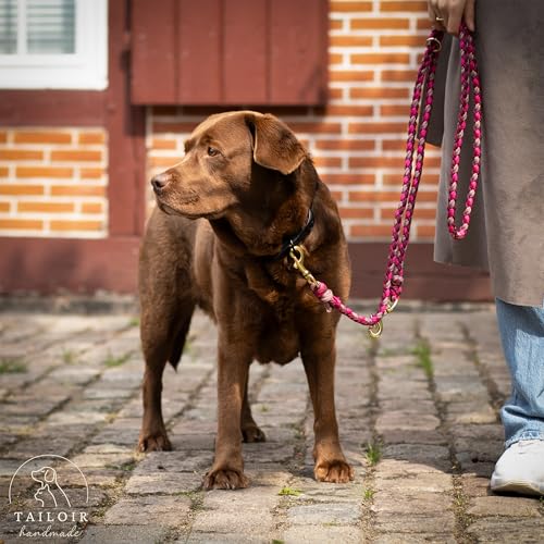 Tailoir Hundeleine 2m geflochten - Tauleine Hund, Mittelgroße - Große Hunde