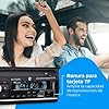 NK Auto Radio Bluetooth 5.0 con RDS, Doble USB, AUX y Ranura TF–1 DIN Reproductor MP3 para Coche 4x40W, Pantalla LCD, Manos Libres, Control Remoto, Audio Stereo Calidad, Compatible con iOS y Android #5