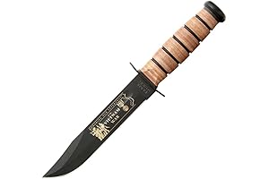 KABAR USMC Knife with Leather Sheath: An Unwavering Ally