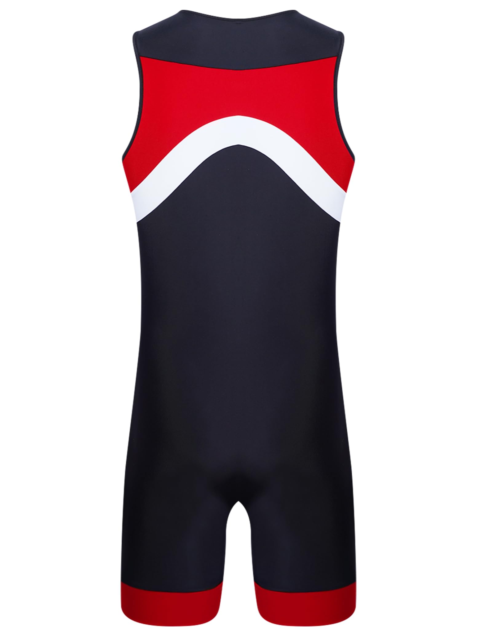 inlzdz Maillot De Bain Une Pièce Homme Séchage Rapide Combinaison De Bain sans Manches Zip Vêtement Plage Combinaison Surf Rash Guard Wetsuit