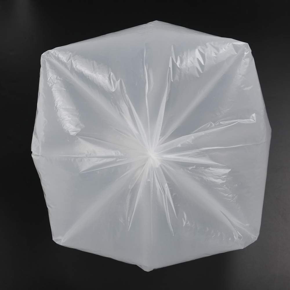 13 Gallon Kitchen Trash Bags, White Trash Bin Bags, 150 Counts/6 Rolls