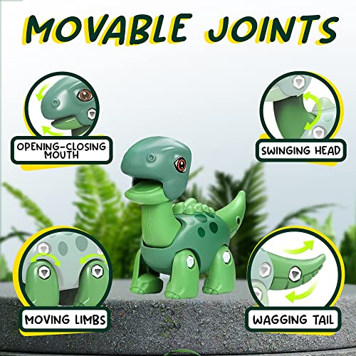 Smarkids Take Apart Dinosaur Toys (Saurolophus) | Includes Safe Screwdriver & Screws | Stem Toys, Toddler Learning Toys, Building Toys, Tools For Kids | Educational Toys For 3+ Year Old Boys & Girls #TOP3