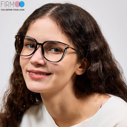 Image of Firmoo Blue Light Glasses for Women /Men, Computer Blue Light Blocking - Lightweight TR90 Square Frames