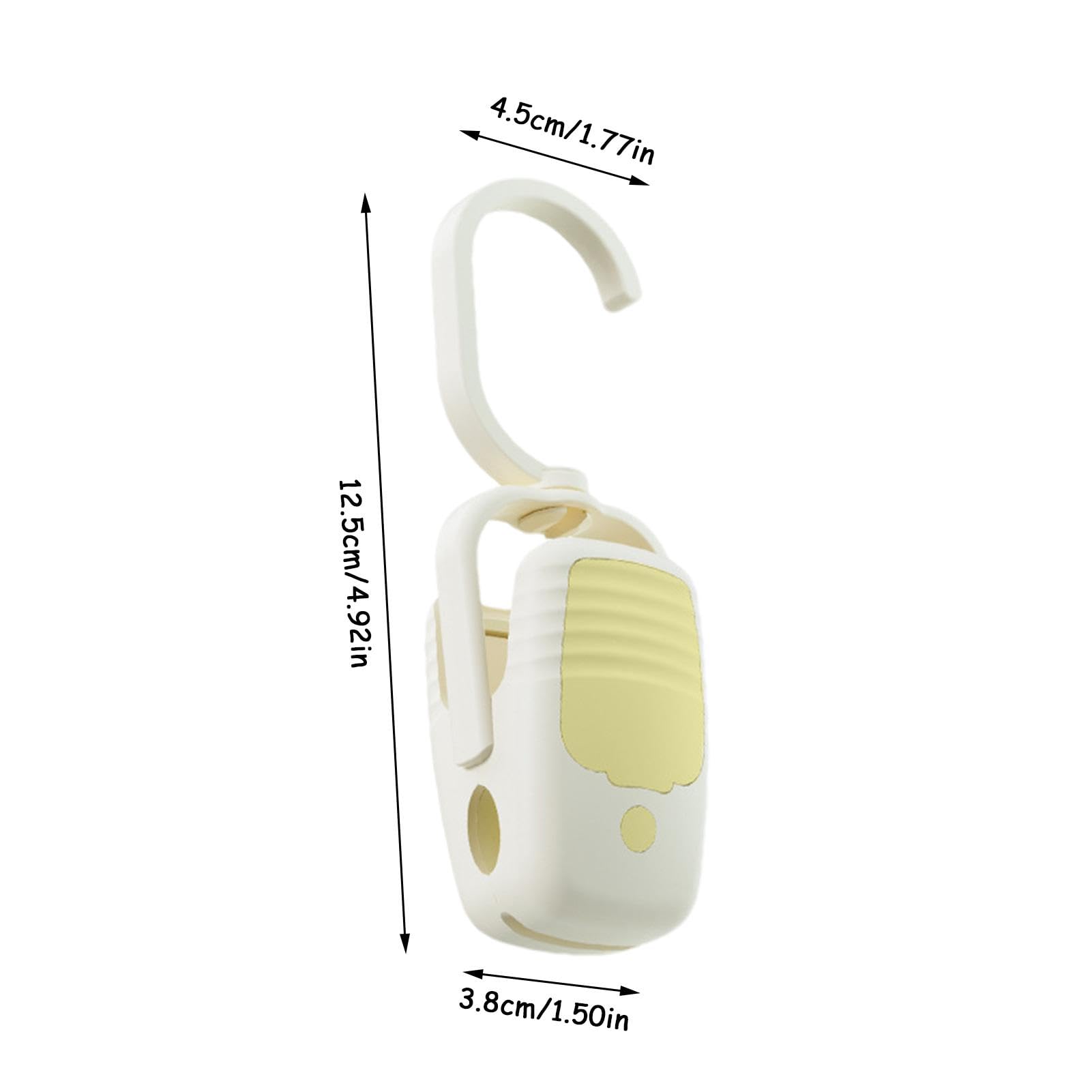 Mollette Con Clip 4 Ganci Per Lavanderia, Multifunzionali