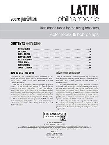 Latin Philharmonic: Latin Dance Tunes for the String Orchestra (Teacher's Score), Book & Online Audio (Philharmonic Series) - Image 2