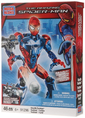 Mega Bloks - 91296 - Jeu de Construction - The Amazing Spider-Man - Stealth Techbot