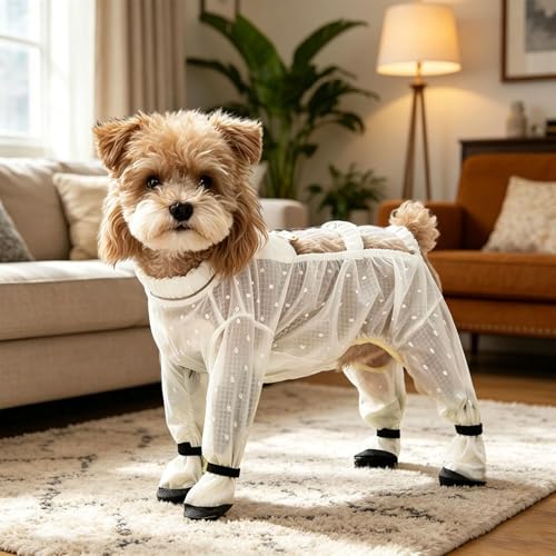 Mameluco para perros transpirable y ajustable para verano 4