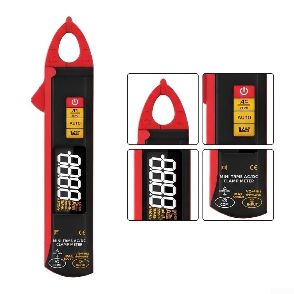 Morsetto digitale 100 A AC/DC NCV True per morsetto digitale rms
