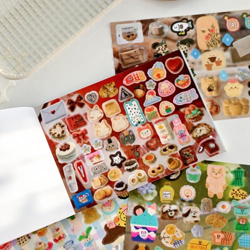 Image of 1234 Pcs Japanese Sticker Book -Lovely Little Things | 30 Sheets INS Style Cute Cartoon Sticker Book | Kawaii Stickers for Journaling, Scrapbooking, Planners DIY Craft Stickers