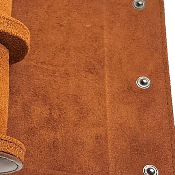 Image of Zollyss Zolyss Luxury Watch Travel Case, Brown Leather, Roll Organizer with Snap Closure (1 Slot)