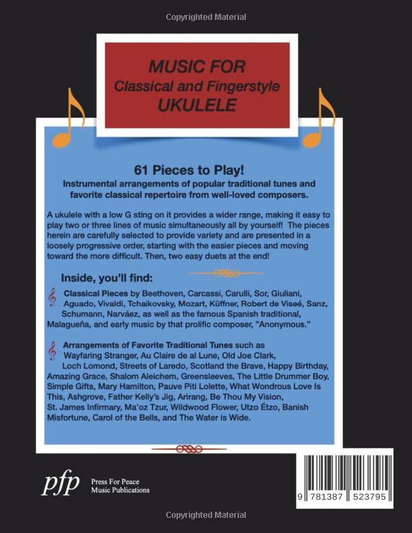 Music for Classical and Fingerstyle Ukulele: Easy and Intermediate (Low G) - Image 2