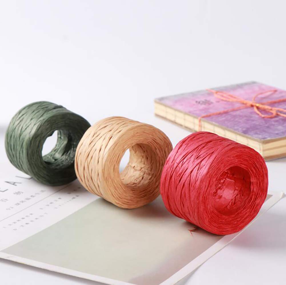 Cinta De Rafia Navideña 492 M - Rollo Rojo, Verde Y Blanco Para Manualidades, Regalos Y Decoración