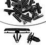 Rydowenna 20PCS Fender Flare & Rocker Moulding Clips Compatible with Jeep Wrangler JK & Unlimited JK Ram 4500 Ram 5500.68039280-AA, black, m
