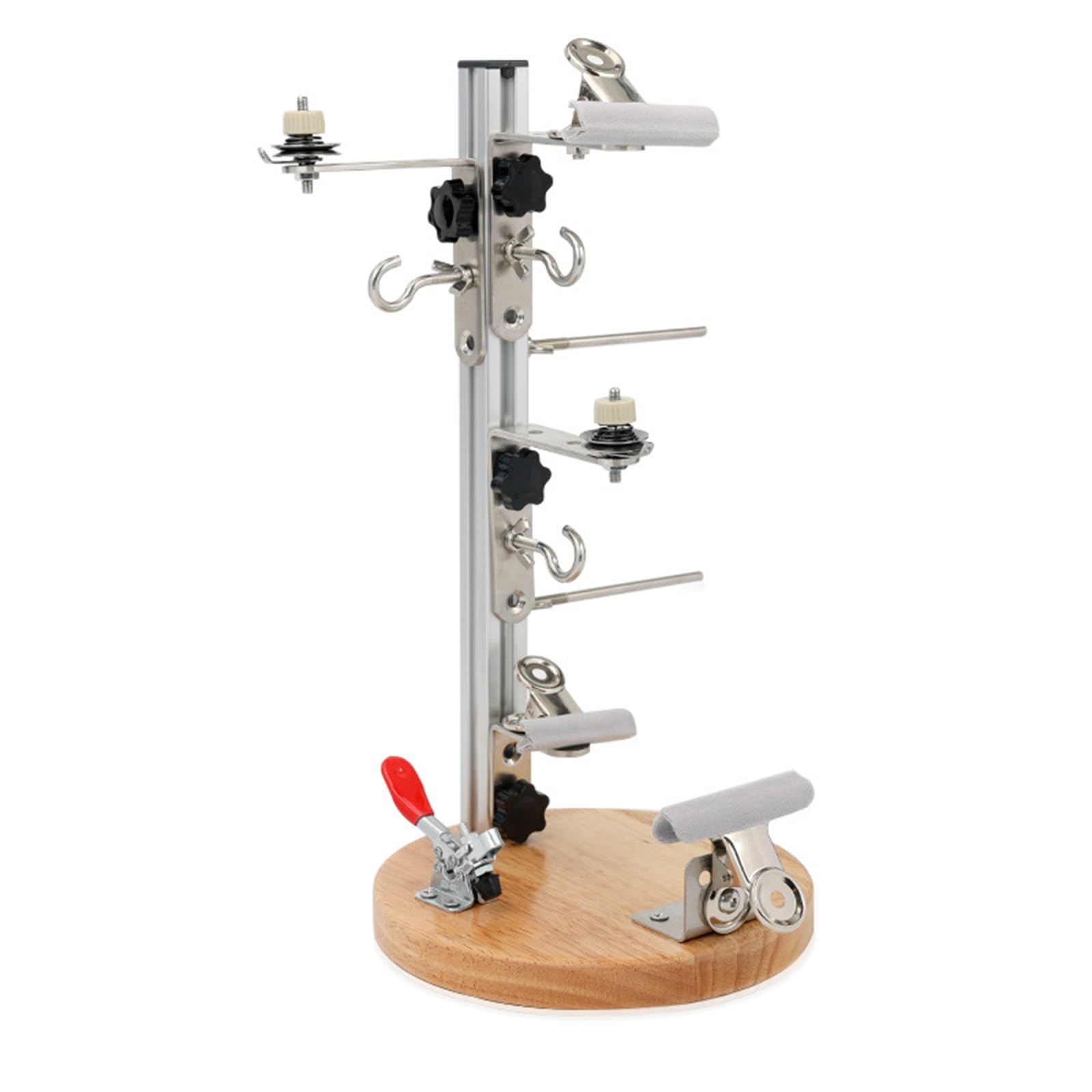 Adjustable Wood Jig For Hand Knitting And Paracord Projects Supplies For Bracelets Necklaces And Car Hangings Crafting Tool For Bracelets