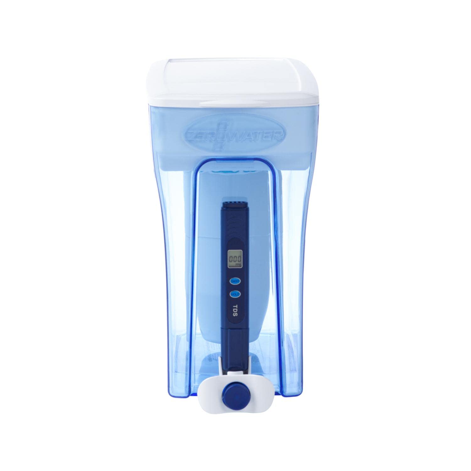 ZeroWater KC54962 - Distributore d'acqua da 30 tazze con filtro avanzato a 5 stadi + misuratore di qualità dell'acqua, 7,1 litri