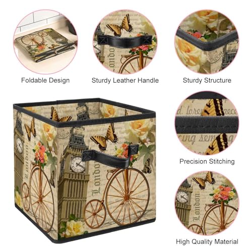 Boîte de rangement pliable cube de rangement organiseur maison - 5
