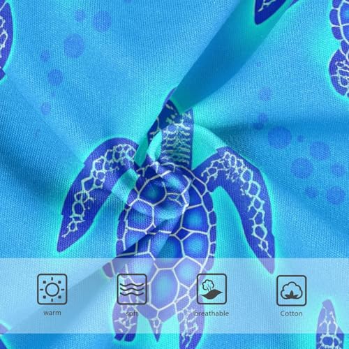 Girls Underwear Toddler 2t Cotton Cute Panties Girl Designer Briefs Girls Undies Sea Turtles Bright Blue3