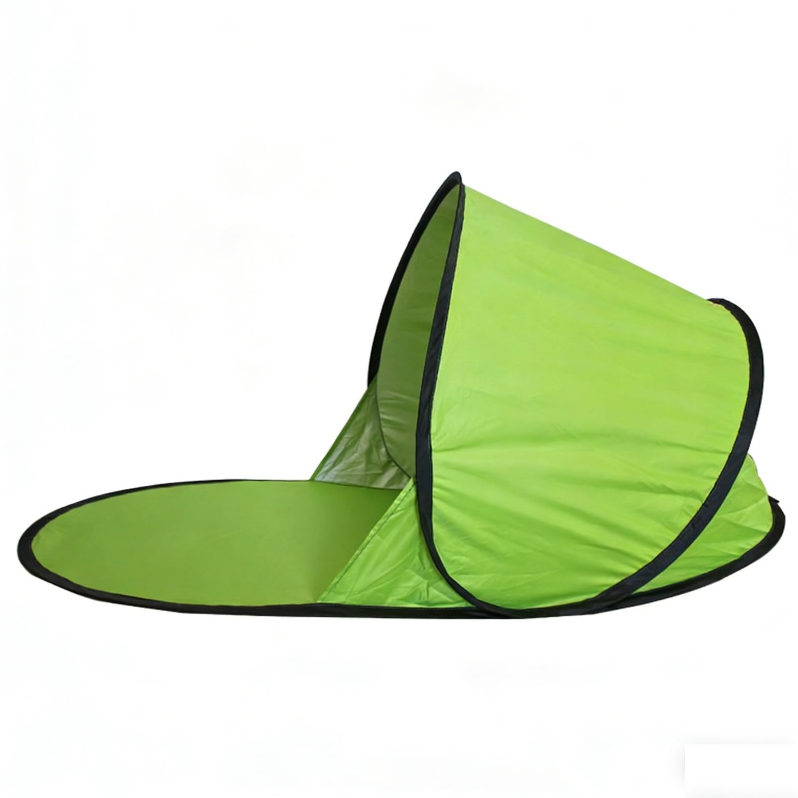 Single-Person Quick-Open Camping Tent - Newly Upgraded, No-Install Sun Protection Shade for Beach & Outdoor Activities (Green)