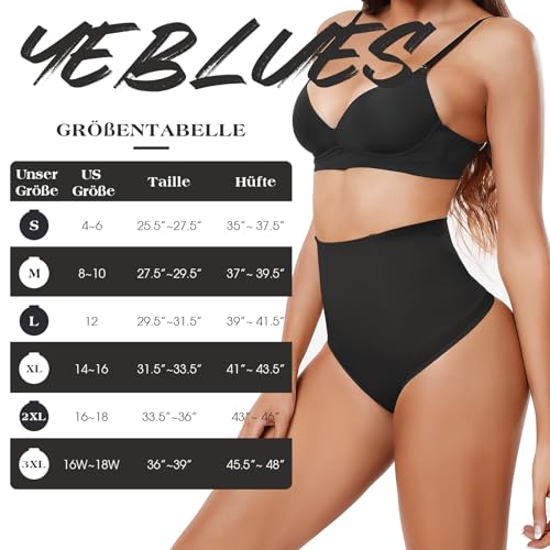 Shapewear Damen Yeblues Bauchweg Slip für eine optimale Silhouette