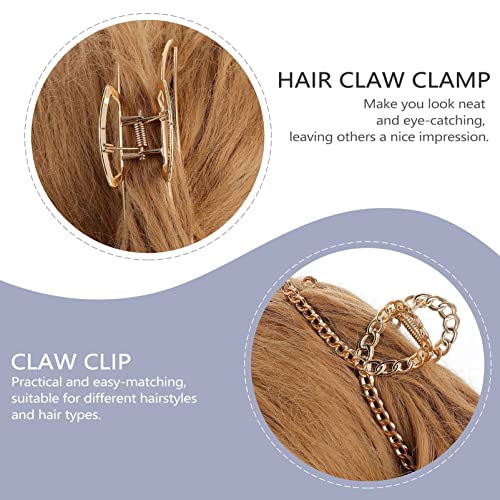 6 Unidades grampo de cabelo de metal ar livre grampos de cabelo para meninas presilha de cabelo pres
