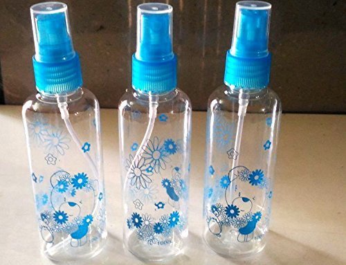 100ml Empty Cute Bear & Floral Refillable Fine Mist Spray Perfume Atomizer for Sanitizer Travel Beauty Makeup Bottle, 3 Pc, Color as per availability-image-32