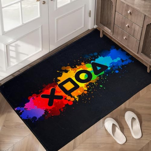 Tapete Gamer para Niños 2x3 Pies, Decorativo Lavable
