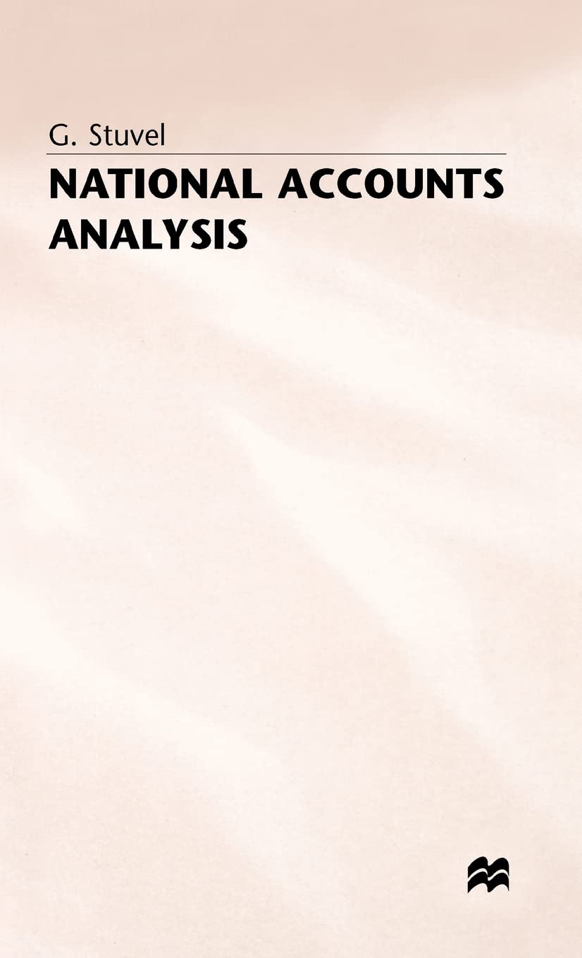 National Accounts Analysis