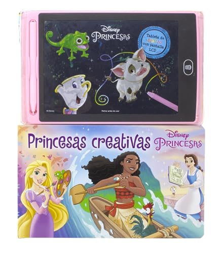 Disney. Princesas creativas: Libro con pantalla LCD multicolor