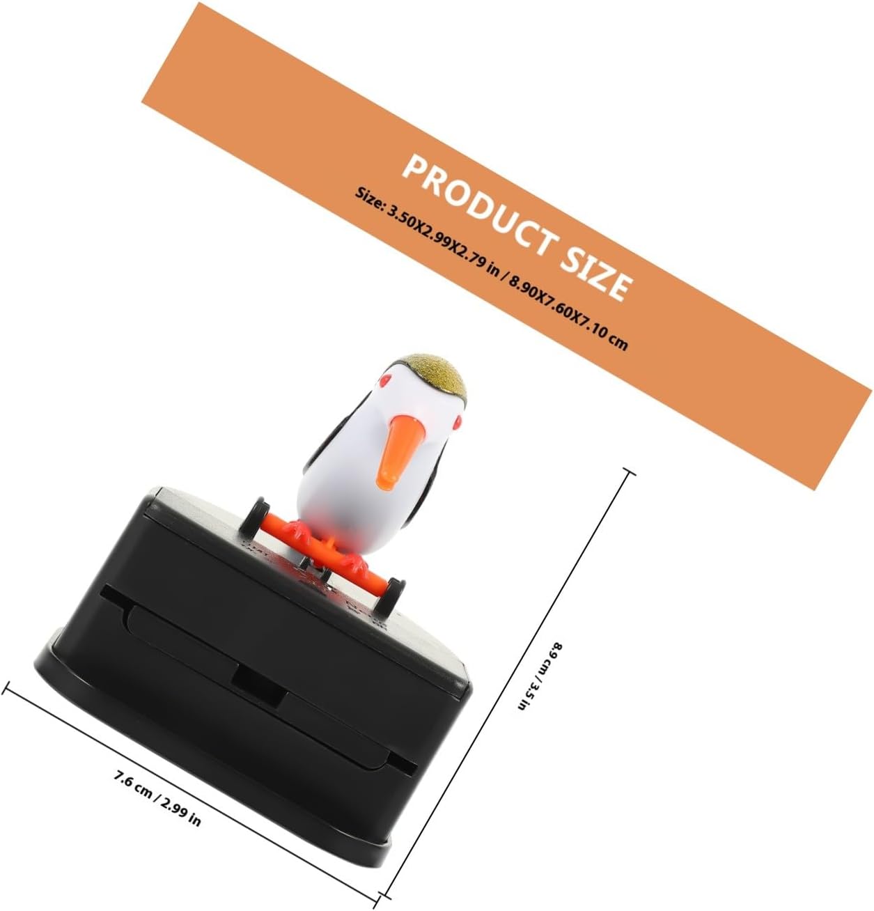 KALLORY Bird Toothpick Dispenser Box, ABS Pressing Type for Kitchen image 2