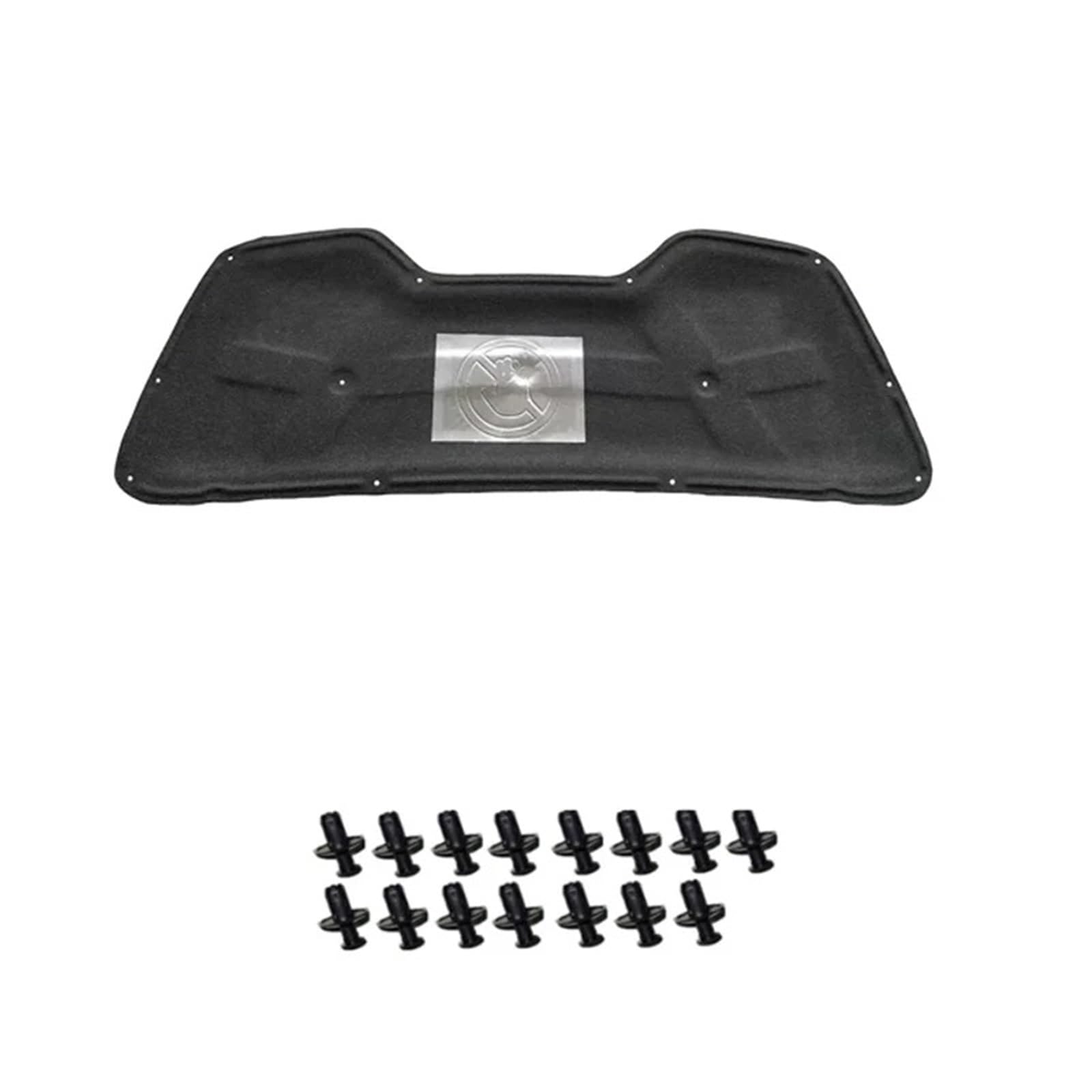 Himwqfuh 11-16 Aluminum Foil Car Hood Insulation Pad For Kia For Sportage Sl 2011~2016 2012 2013 2014 2015 Car Hood Engine Linin Thermal Insulat Cotton Soundproof Mat Cover Accessories(11-16 Aluminum Foil)