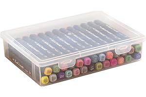 Classroom Caddy Assist Plastic School Box with Lid and Latch