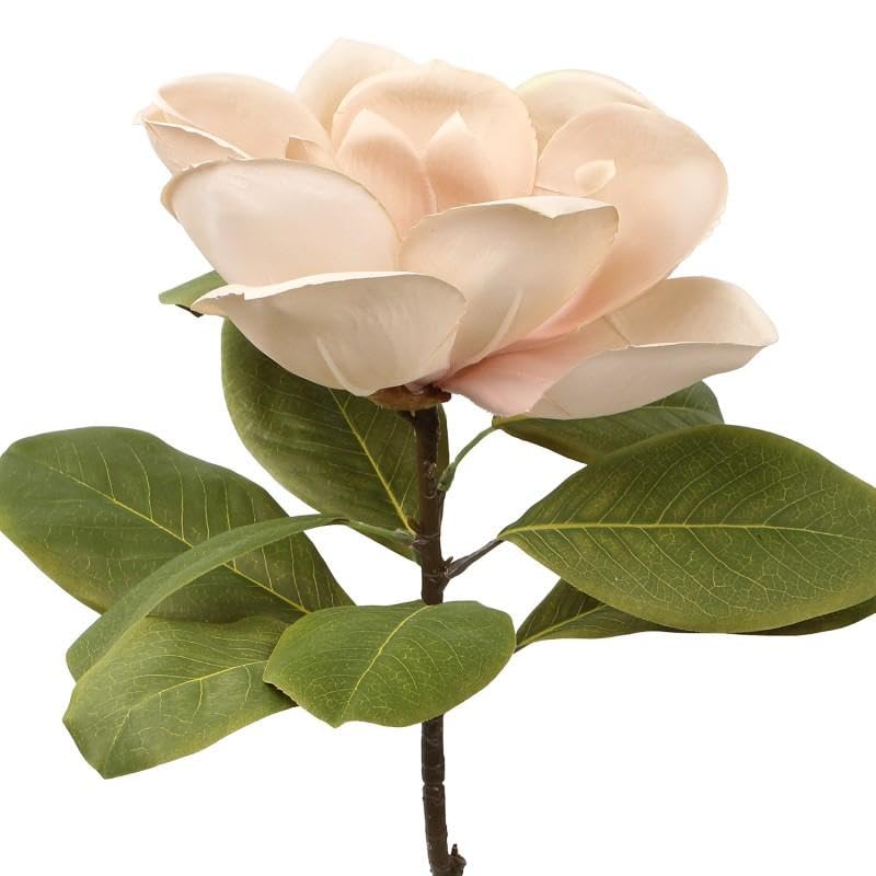 Fleurs artificielles en lot de 12 roses DRW avec tige naturelle en polyuréthane