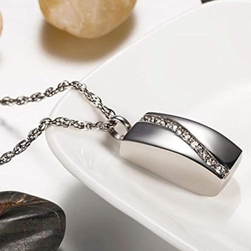 Miniatura 4 de OIJH Ataúdes Y Urnas,Artículos Conmemorativos Collar Conmemorativo De La Botella De Perfume De Las Señoras De La Caja De La Urna del Animal Doméstico