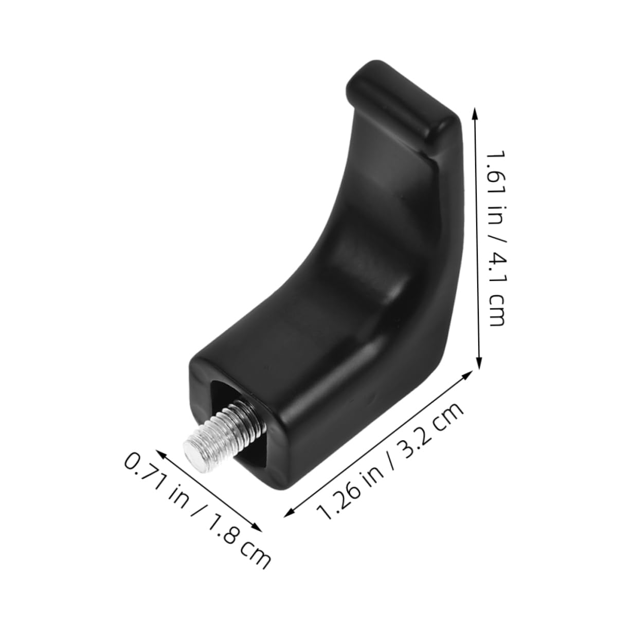 Cabilock 2pcs Durable Metal No Drill Hanger for Compatibility with Bikes and Scooters Ample Space for Carrying Accessories