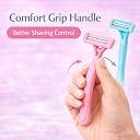 AAVRIX Shaver Razor Blades Set of 12 Pcs Disposable Shaving Razor Men Women Travel Soft Care Women's Disposable Shaving Razor for Hair Removal & Nourishing (Multicolour) (12 PSC) gallery image