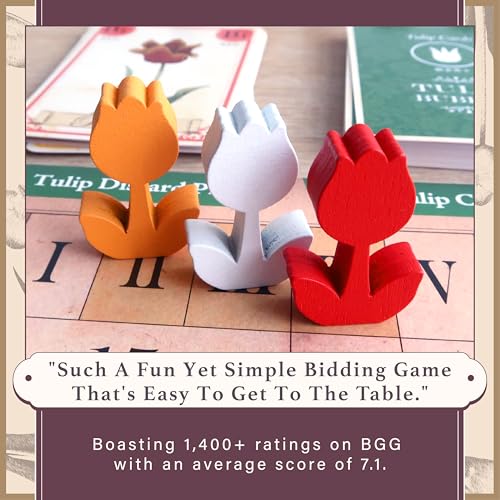 Tulip Bubble, juego de estrategia económica para 3-5 jugadores miniatura 3