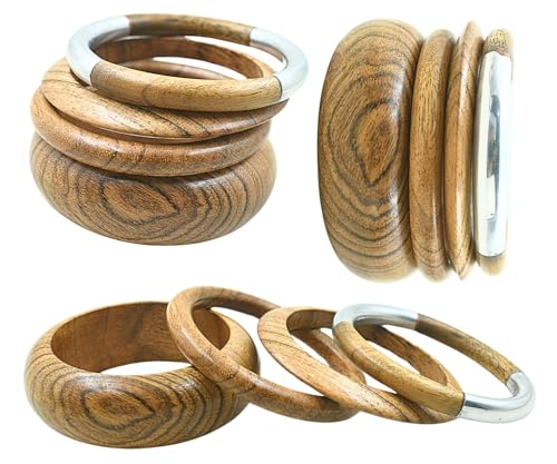 Handmade Natural Wooden Bangles, Stylish Wooden Bangle Designs, Artisan Wooden Bangles,Premium Quality Wooden Bangle. - Main Image