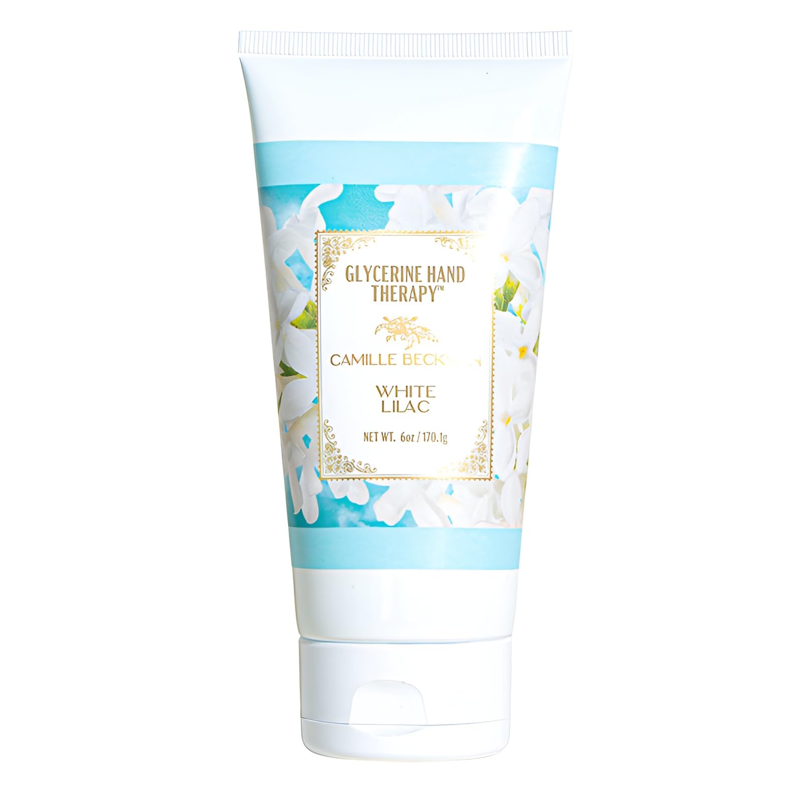 Camille Beckman Glycerine Hand Therapy Cream, White Lilac, 6 Ounce