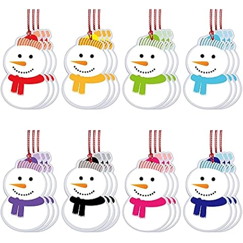 24-Piece Christmas Snowman Ornaments by Marsui Cover