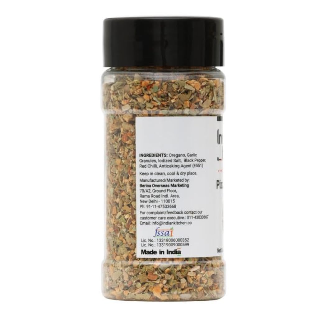 Indian Kitchen Pizza Seasoning 40g (Pack of 2) Perfect Blend of Herbs and Spices Natural and Aromatic Ideal for Pizzas Garlic Bread Pasta Salads and More Elevate Your Homemade Pizzas with Authentic Flavor - Image 5 thumbnail