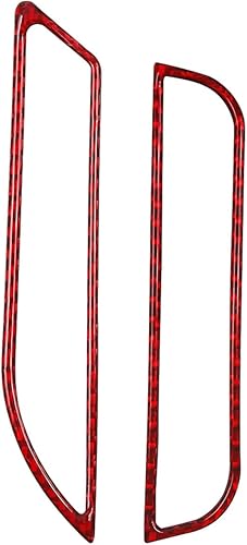 Miniatura 5 de Compatible con marco de interruptor de emergencia de automóvil, cubierta de fibra de carbono, accesorios interiores para Volkswagen VW Golf 7 2014