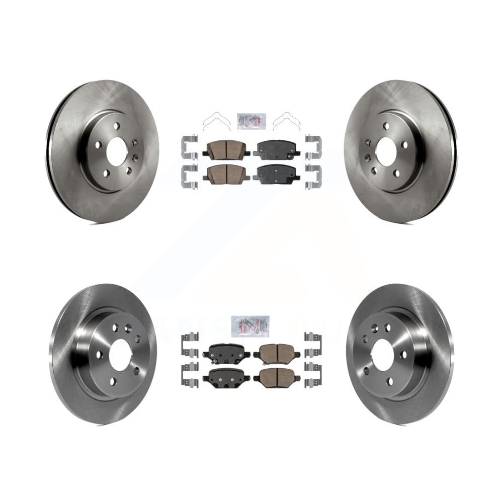 Transit Auto - Front Rear Ceramic Pads And Disc Brake Rotors Kit For Chevrolet Trax Buick Encore K8A-101394