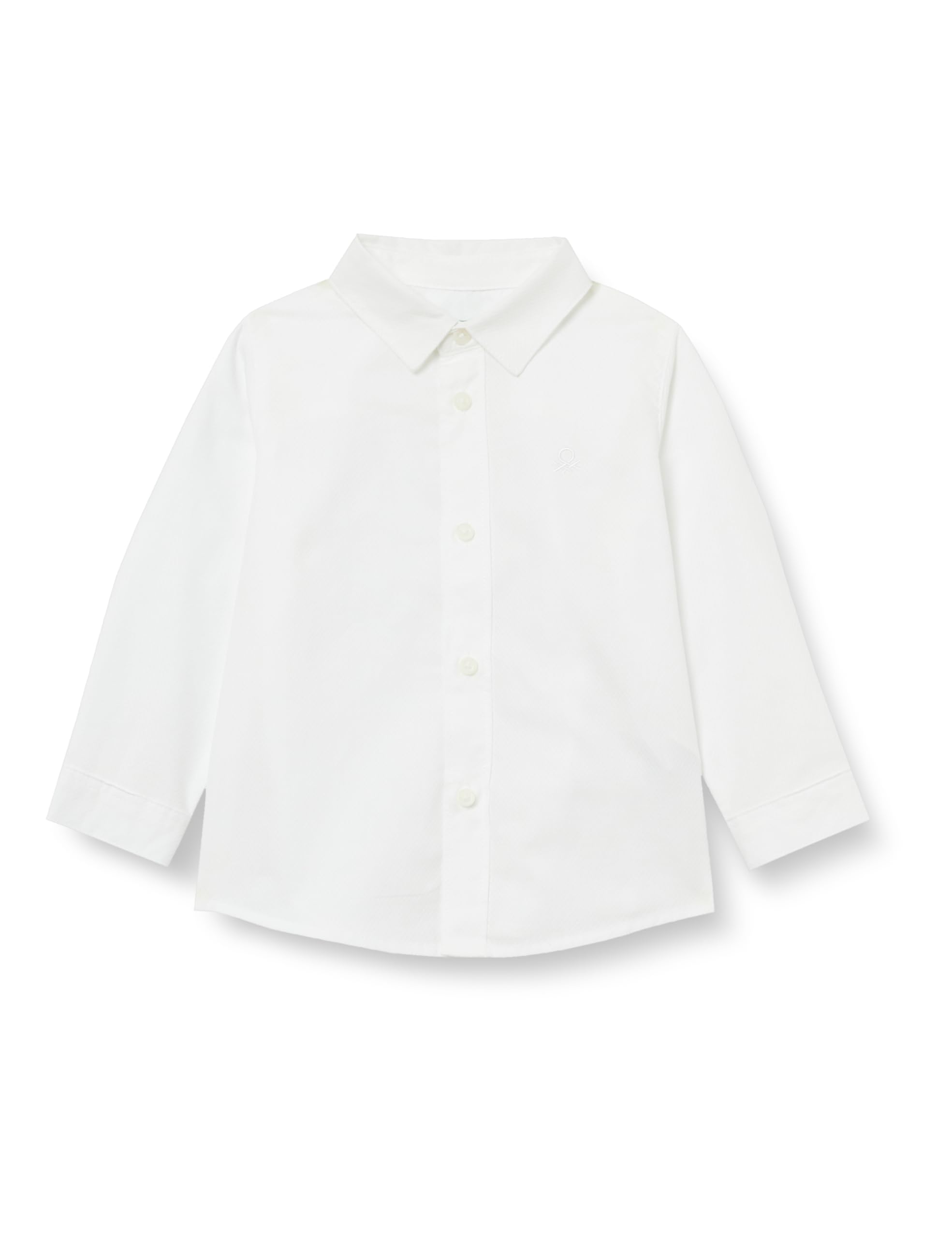 United Colors of Benetton Camisa 5dgxgq00i, Camisa Niños, Blanco (Bianco Ottico 915), XX