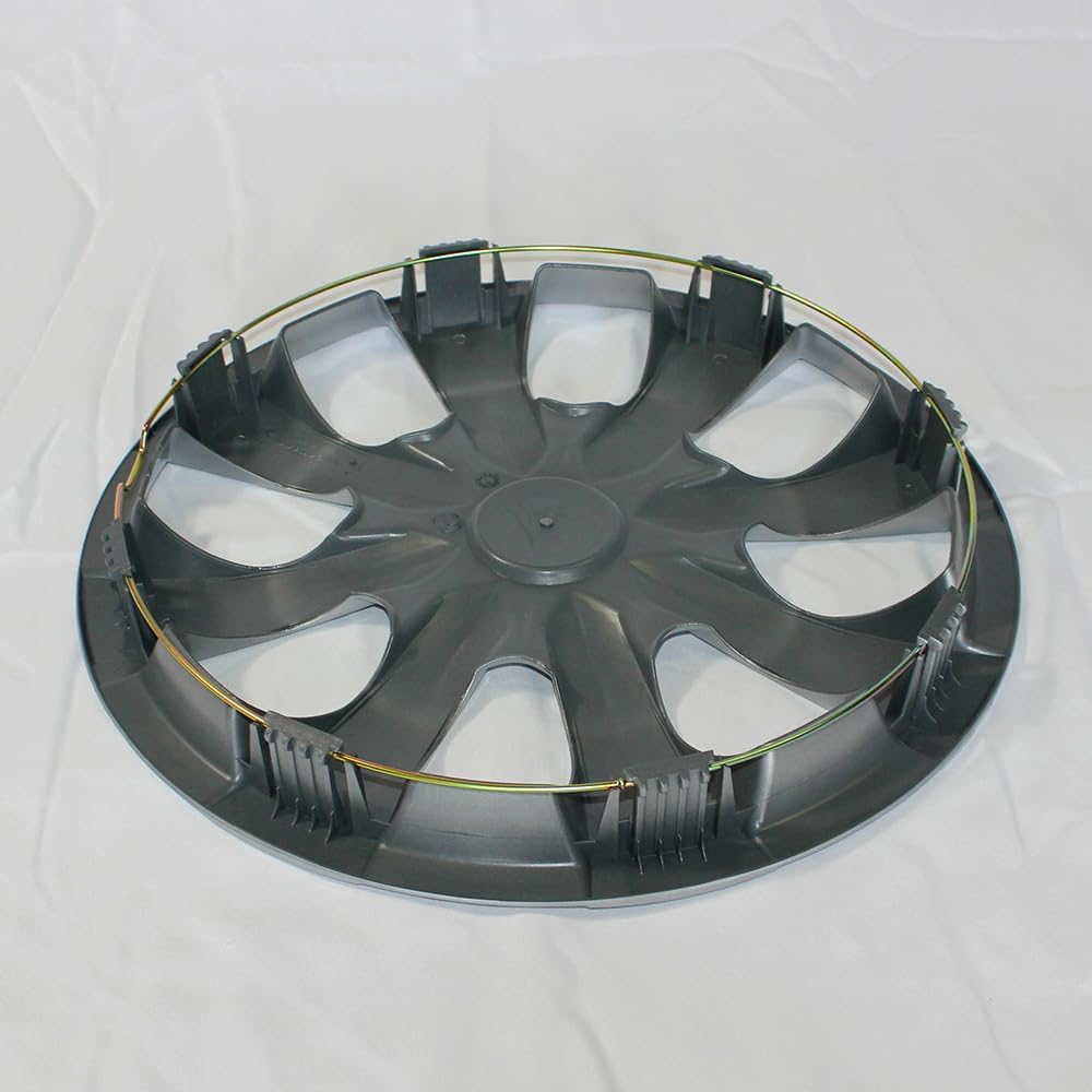 Upgrade Your Auto Set of Four 15' Silver Hubcap Wheel Covers for Toyota Corolla 2009-2013 (Push-on)