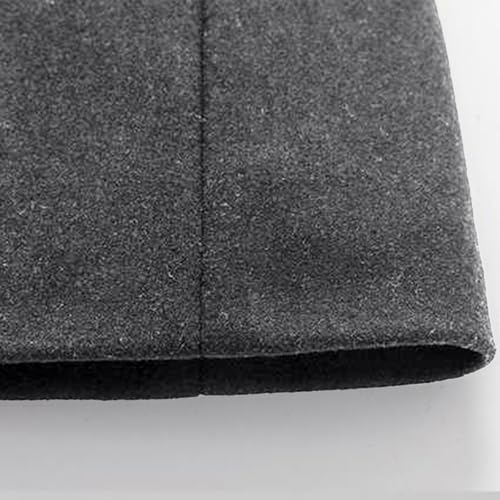 Cambkatl Men's Single Breasted Woolen Blazers Slim Fit Long Sleeve Mid-Lenght Suit Jackets Casual Sports Coat with Pockets4