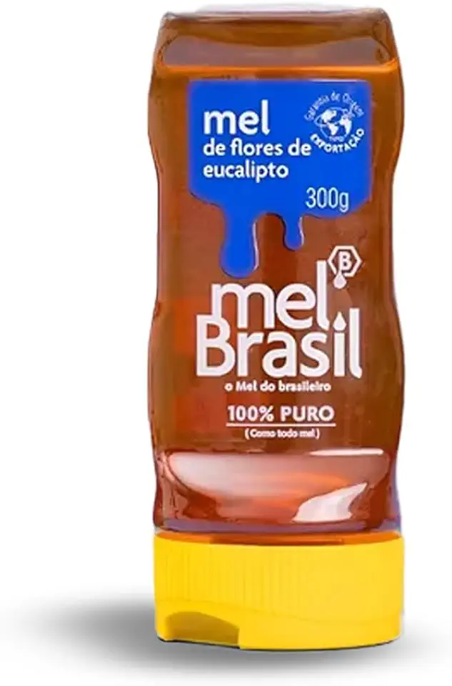 Mel Puro Flores Eucalipto - Melbras Squeeze 300g- Mel Brasil