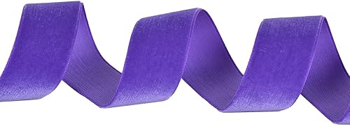 Miniatura 148 de Ribest Cinta de terciopelo verde musgo de 1 1/2 pulgadas, 10 yardas, cinta de Navidad para envolver regalos, corona, árbol de Navidad, decoración