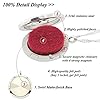 JOYMIAO Hollow Flower Aroma Essential Oil Diffuser Locket Pendant 316L Stainless Steel Magnetic Necklace Jewelry with 8 pads Mothers Day Gifts #4